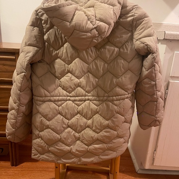 Suzanne Grae Quilted Puffer Jacket – XS – Taupe Beige - Picture 5 of 7